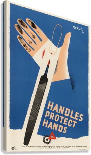 Handles Protect Hands Canvas Print