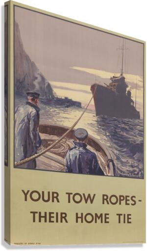 Your Tow Ropes – Their Home Tie Canvas Print