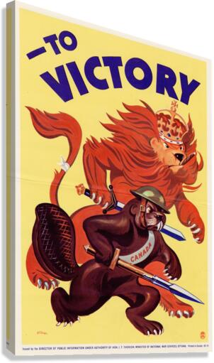 To Victory Canvas Print