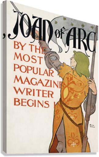 Joan of Arc 1895 by Edward Penfield Canvas Print