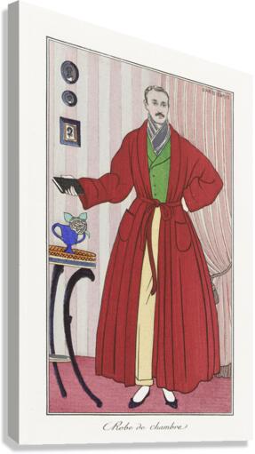 Costumes Parisiens 1913 fashion illustration  by George Barbier.  Canvas Print