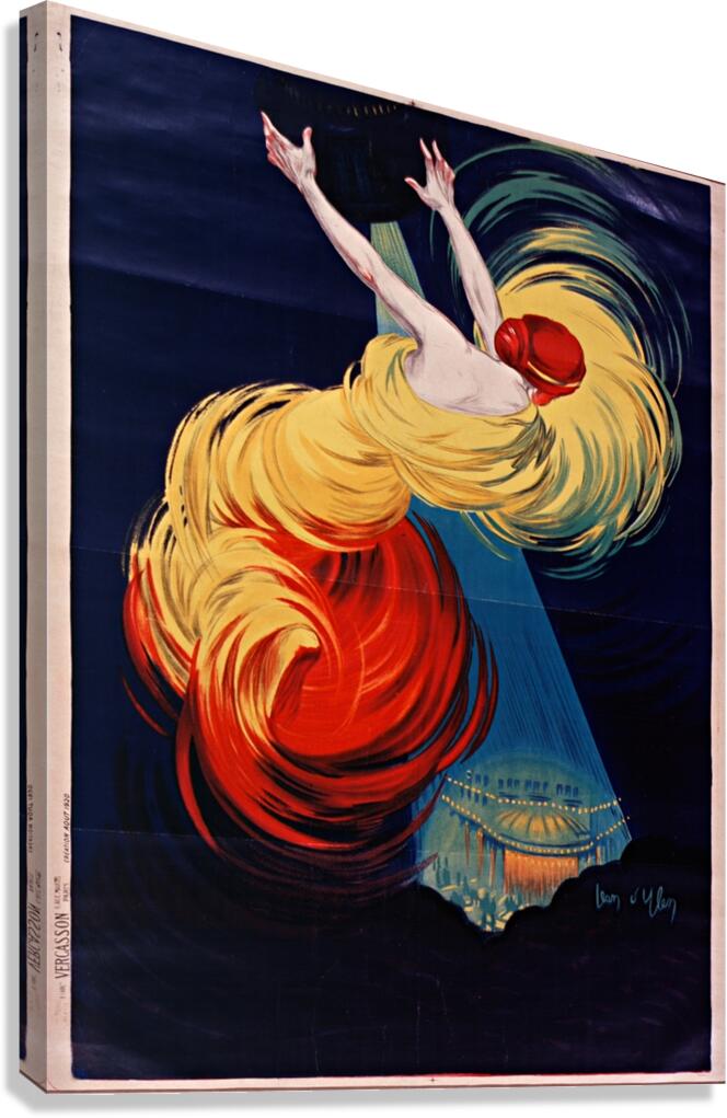 Danse de Moscou 1920 by Jean dYlen Poster Canvas Print