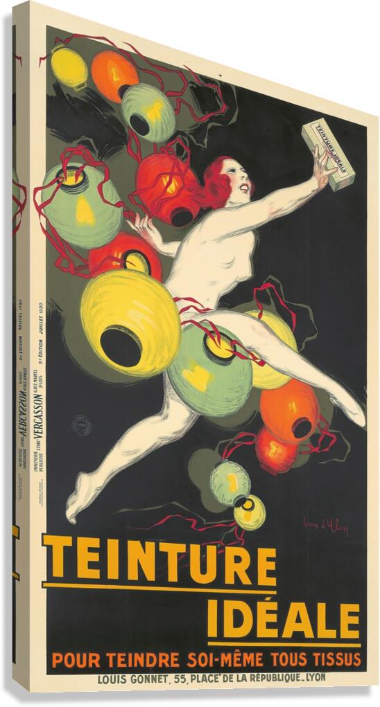 Teinture Idéale 1930 by Jean dYlen Poster Canvas Print
