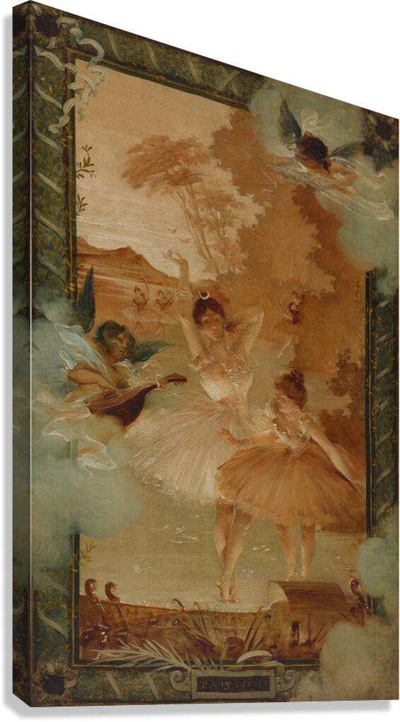 Ballerinas Figurative Poster by Jules Chéret Canvas Print