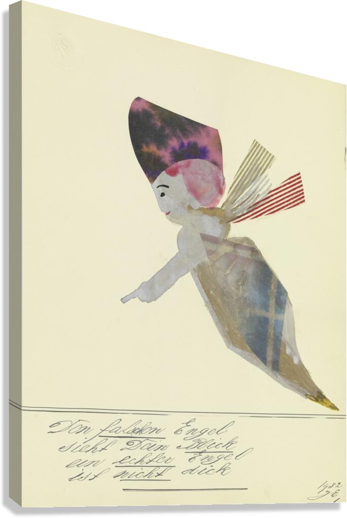 ‘Den falschen Engel …’ 1932  My Pictures Become Wilder and Wilder By John Elsas Canvas Print