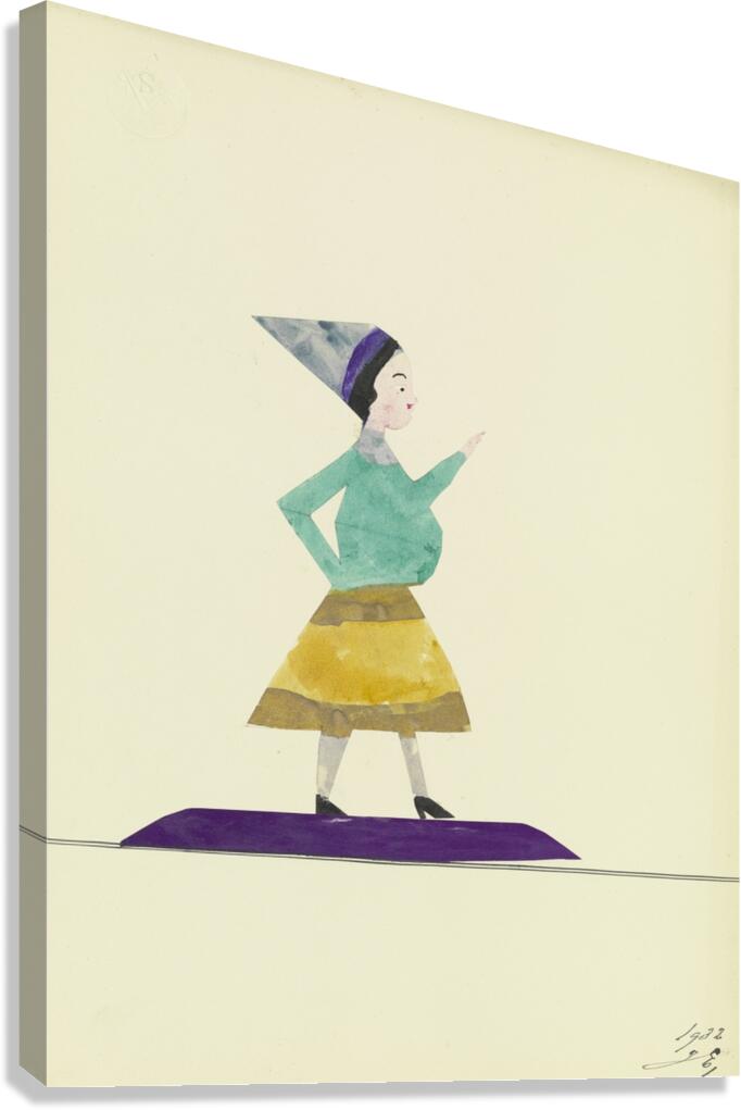 Untitled 1932  My Pictures Become Wilder and Wilder By John Elsas Canvas Print