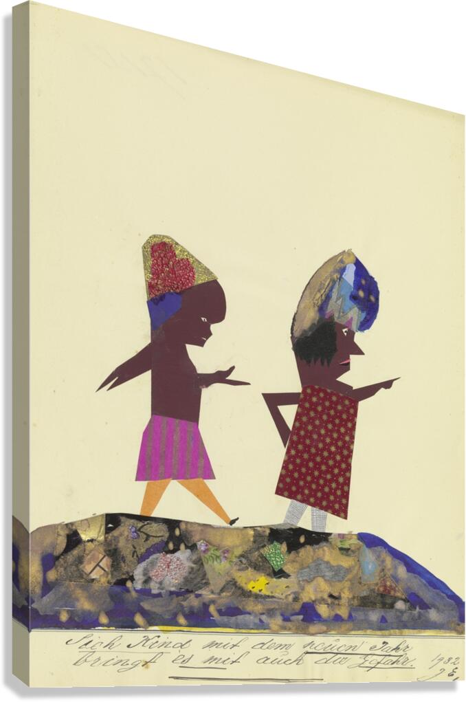 ‘Sieh Kind …’ 1932  My Pictures Become Wilder and Wilder By John Elsas Canvas Print