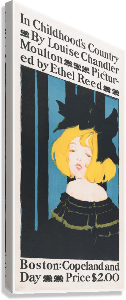 In Childhoods Country by Ethel Reed. Canvas Print