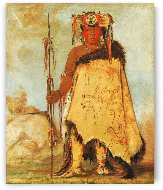 La-Wée-Re-Coo-Re-Shaw-Wee War Chief a Republican Pawnee 1832 by IStockHistory com