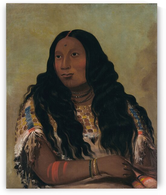 Tchón-Su-Móns-Ka Sand Bar Wife of The Trader François Chardon 1832 by IStockHistory com