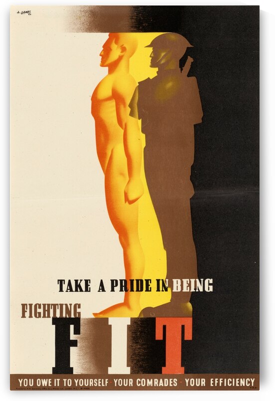Take a Pride in Being Fighting Fit by IStockHistory com