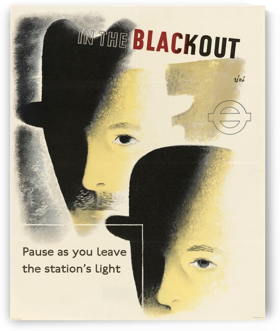 In the Blackout – Pause as You Leave the Station’s Light by IStockHistory com