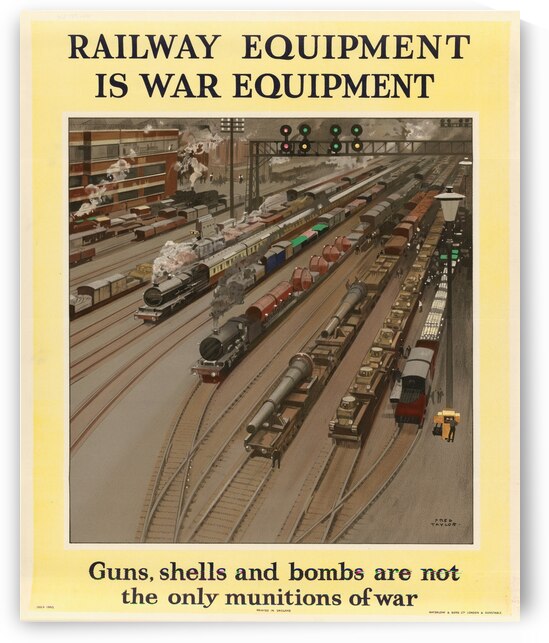 Railway Equipment is War Equipment by IStockHistory com