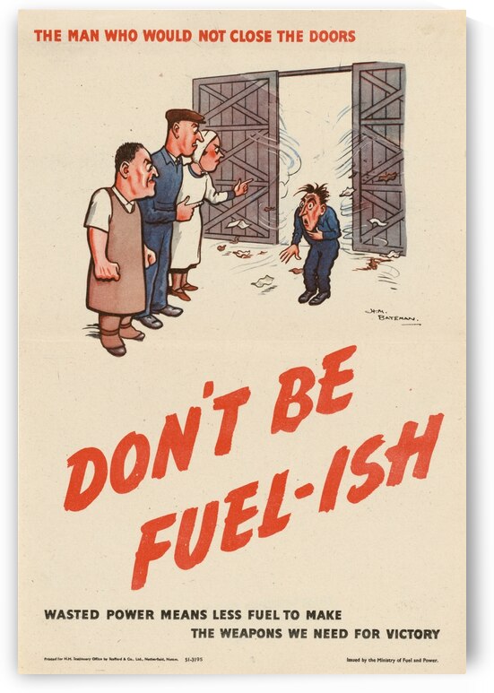 The Man Who Would Not Close the Doors – Don’t be Fuel-ish by IStockHistory com