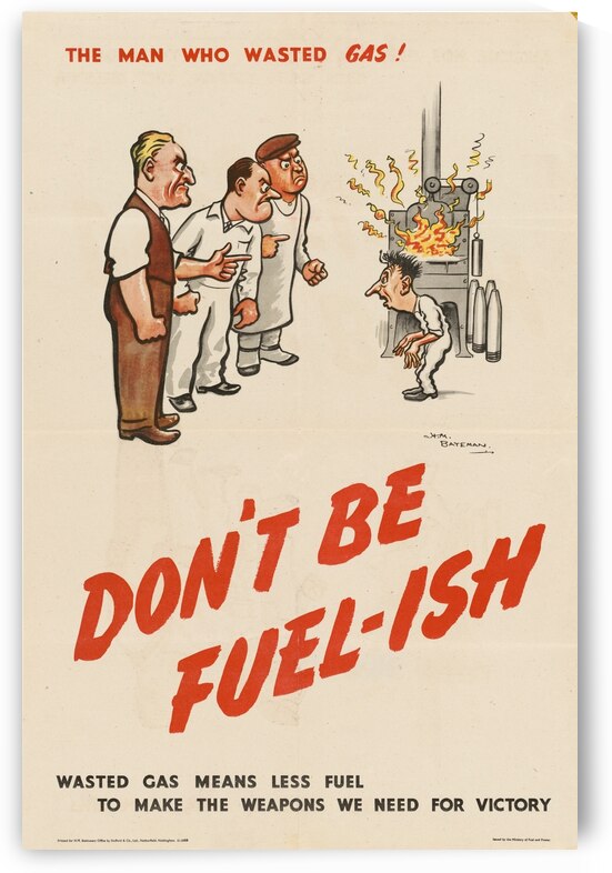 The Man Who Wasted Gas! Don’t be Fuel-ish 2 by IStockHistory com
