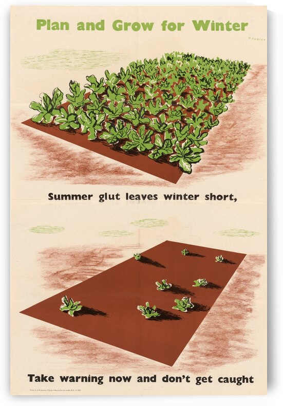 Plan and Grow for Winter – Summer Glut Leaves Winter Short – Take Warning Now and Don’t Get Caught by IStockHistory com