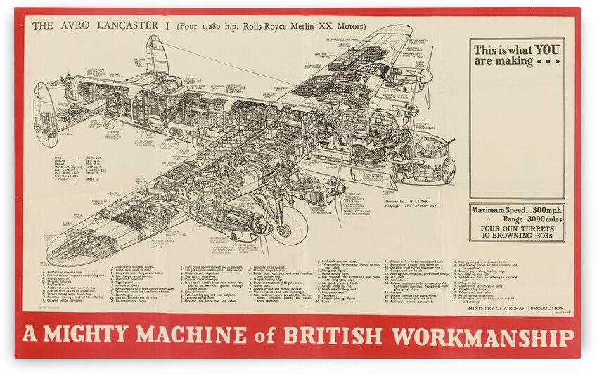 This is What You are Making…A Mighty Machine of British Workmanship – The Avro Lancaster I by IStockHistory com