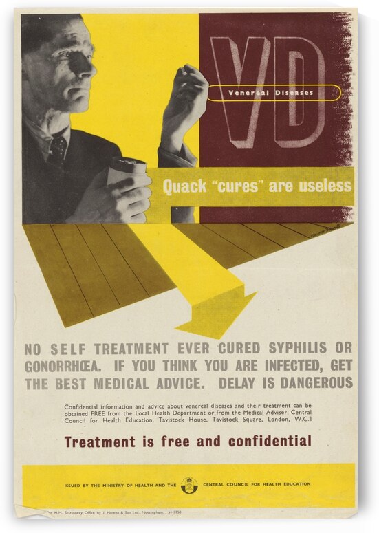 Venereal Diseases – Quack ‘Cures’ are Useless by IStockHistory com