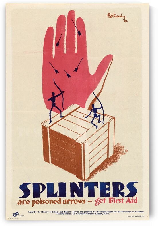 Splinters are Poisoned Arrows – Get First Aid by IStockHistory com