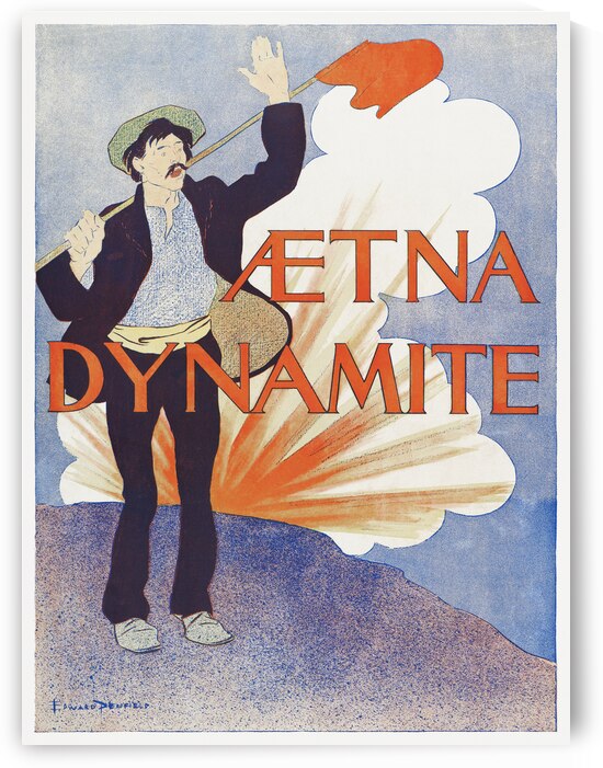 Aetna Dynamite 1895 by Edward Penfield by IStockHistory com