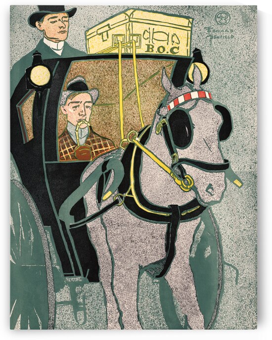 Man in carriage 1896 by Edward Penfield by IStockHistory com