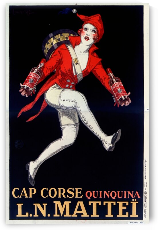 Cap Corse Quinquina 1927 by Jean dYlen Poster by IStockHistory com