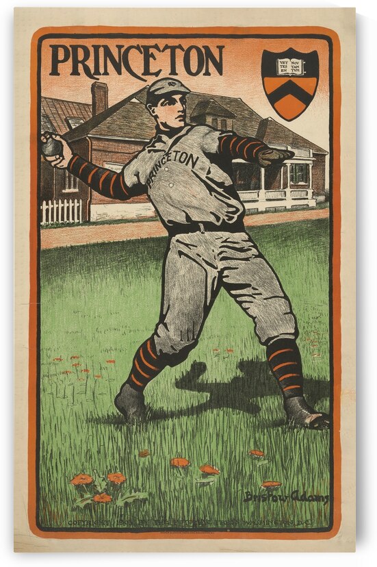 Princeton 1903 Poster by Bristow Adams American 1875 – 1956 by IStockHistory com