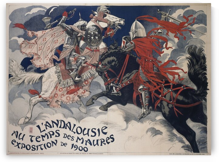 L’andalousie Au Temps Des Maures 1900 Poster by Eugène Samuel Grasset by IStockHistory com
