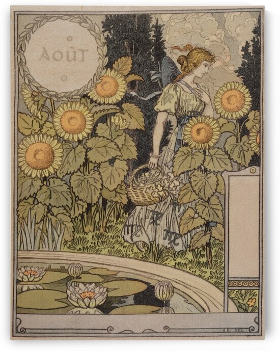 Août 1896-1898 Poster by Eugène Samuel Grasset by IStockHistory com