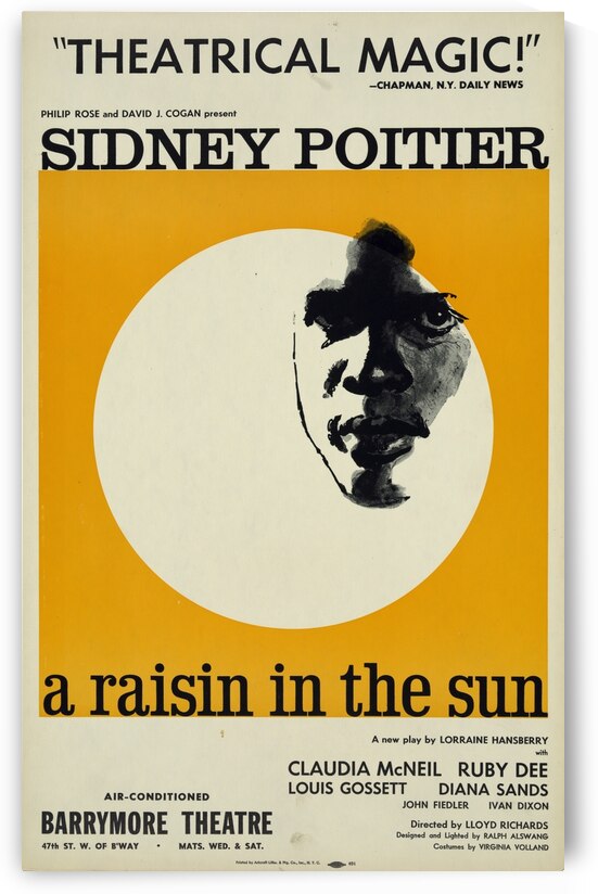 A Raisin in the sun 1959 Artcraft Lithograph American 1905–1970 Poster by IStockHistory com
