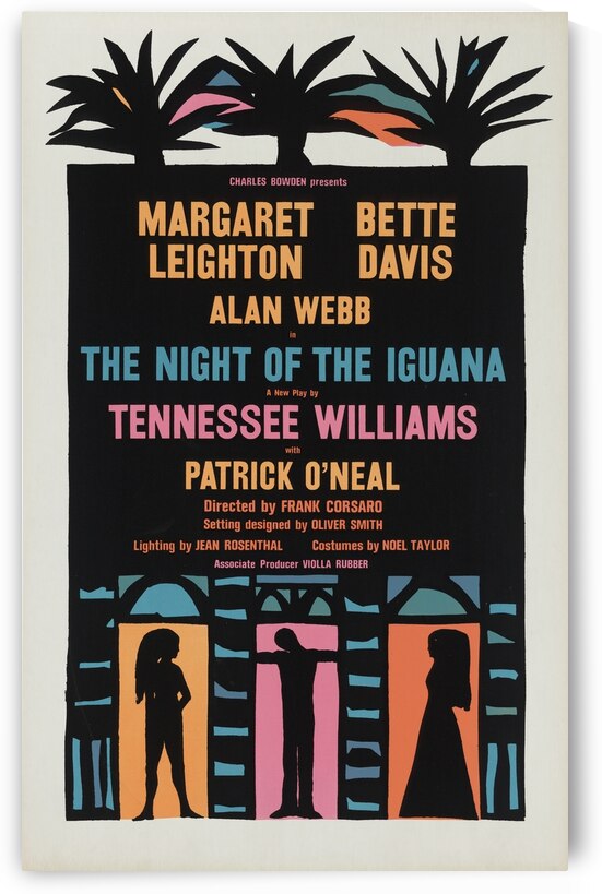 The Night of the iguana 1961 Artcraft Lithograph Poster 1905–1970 by IStockHistory com