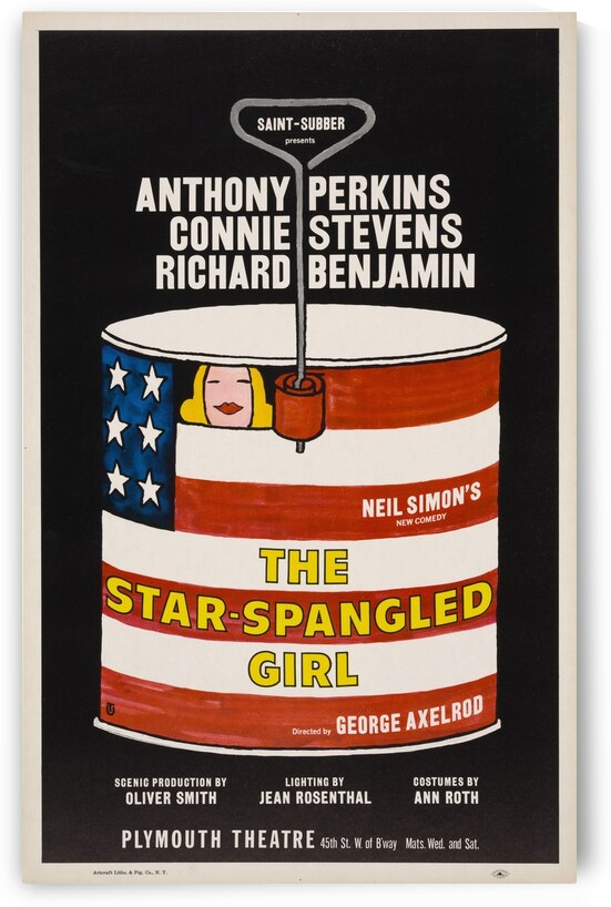 The Star-spangled girl 1966 Artcraft Lithograph American 1905–1970 Poster by IStockHistory com