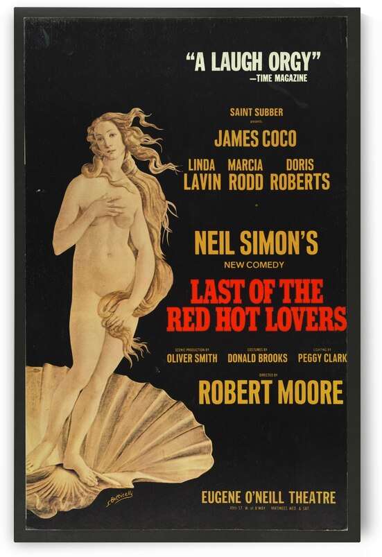 Last of the red hot lovers 1969 Artcraft Lithograph American 1905–1970 Poster by IStockHistory com
