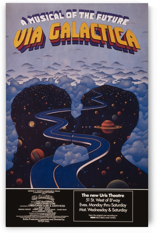 Via galactica Artcraft Lithograph Poster 1905–1970 by IStockHistory com