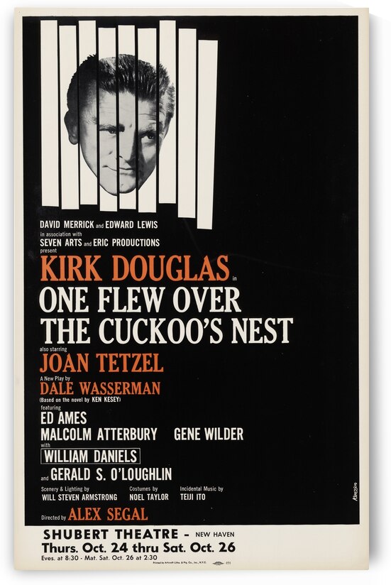 One flew over the cuckoo’s nest 1963 Artcraft Lithograph Poster 1905–1970 by IStockHistory com