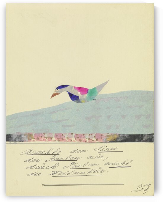 ‘Beachte den Sinn der Farben nur …’ 1932  My Pictures Become Wilder and Wilder By John Elsas by IStockHistory com