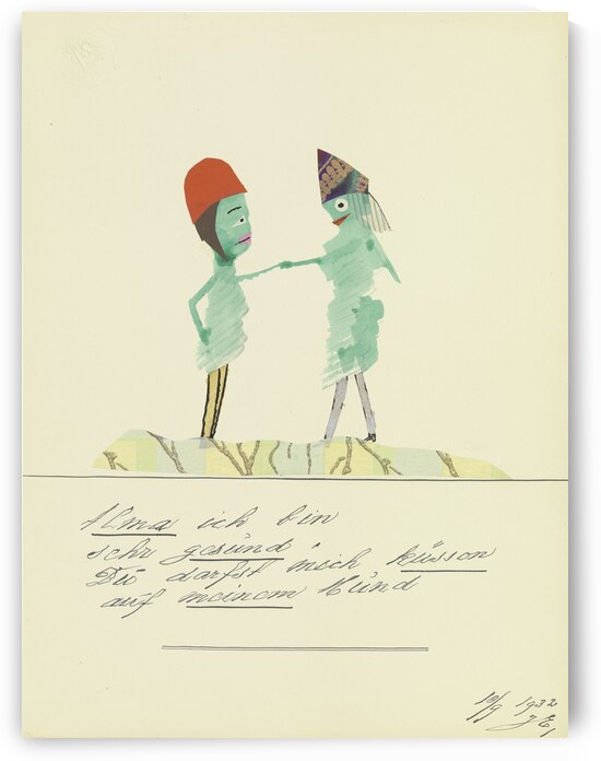 ‘Alma ich bin sehr gesund …’ 1932  My Pictures Become Wilder and Wilder By John Elsas by IStockHistory com