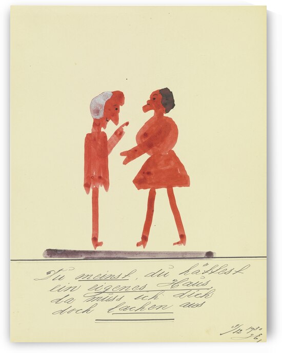 ‘Du meinst du hättest ein eigenes Haus …’ 1930  My Pictures Become Wilder and Wilder By John Elsas by IStockHistory com