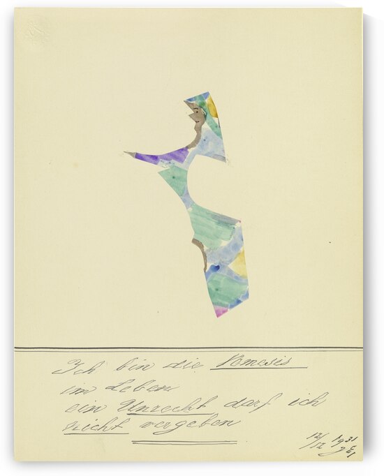 ‘Ich bin die Nemesis…’ 1931  My Pictures Become Wilder and Wilder By John Elsas by IStockHistory com