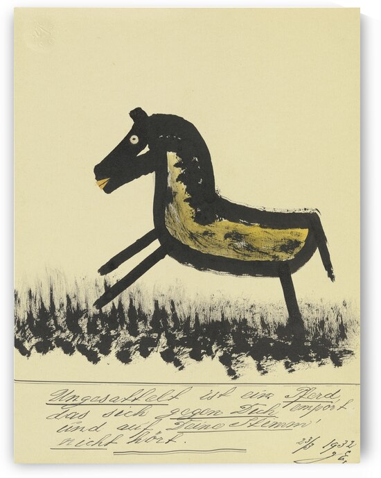 Ungesattelt ist ein Pferd … 1932  My Pictures Become Wilder and Wilder By John Elsas by IStockHistory com