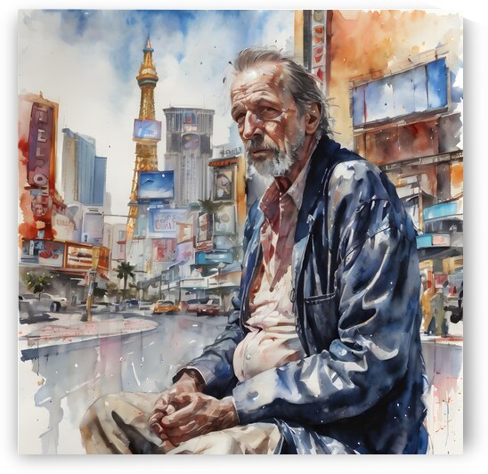 Watercolor “Oh Well By Bruce Lazarus by IStockHistory com