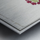 Primrose in vintage style Metal print