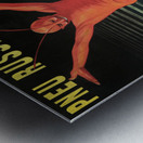 Russian American Tire 1906 by Leonetto Cappiello  Metal print