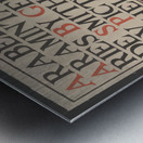 Twin blonde girls 1895 print by Ethel Reed. Metal print