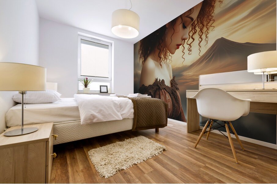  Goddess Spirit of  Love By ISHISH Mural print