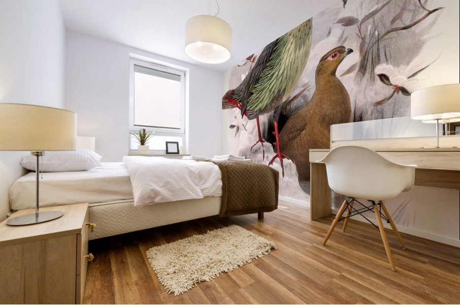 Ithalginis cruentus. 1872 Mural print