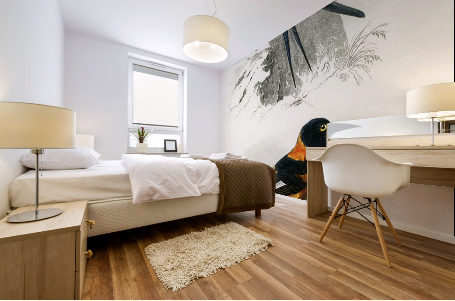 Different types of birds Mural print