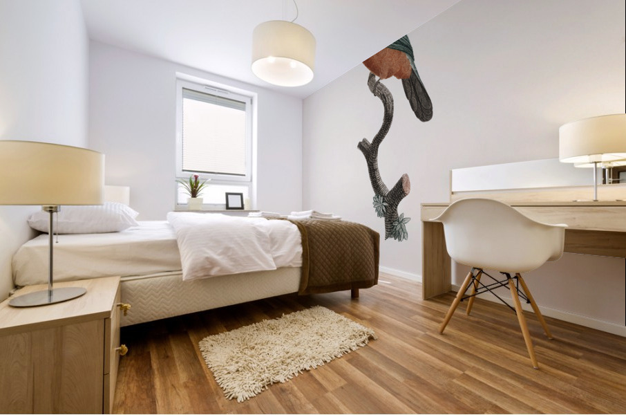 Green-tailed Jacamarfemale Mural print