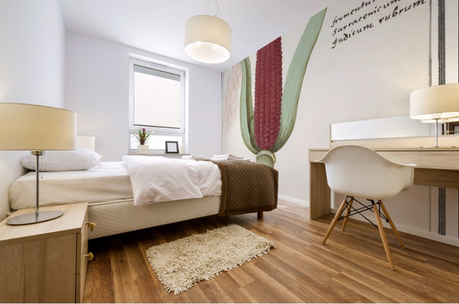 Maize in vintage style Mural print