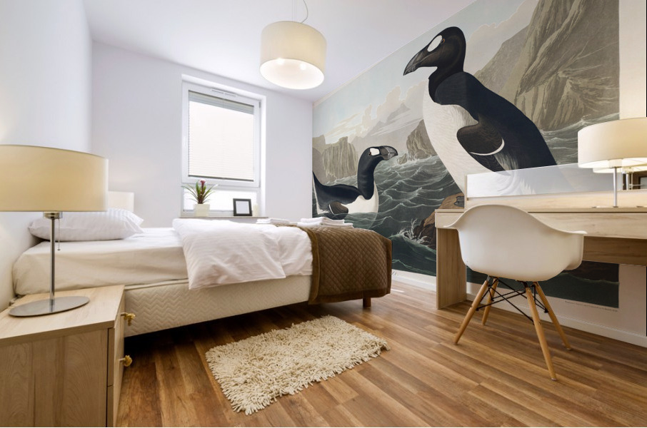 Great Auk Mural print